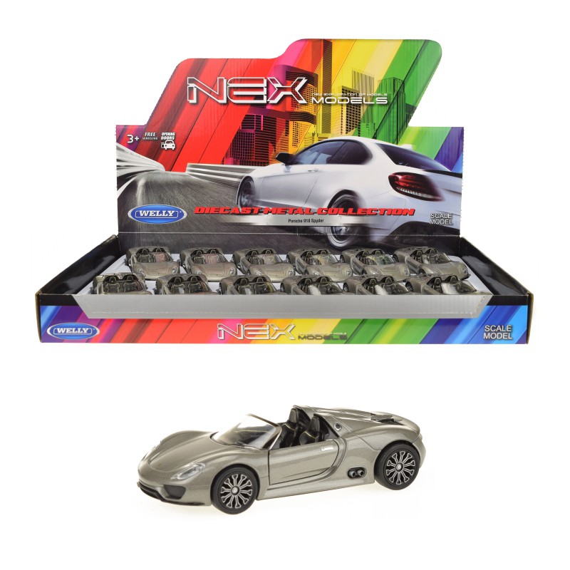Porsche 918 Spyder modelauto Schaal 1:34