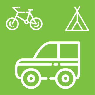 Car, Bicycle & Camping