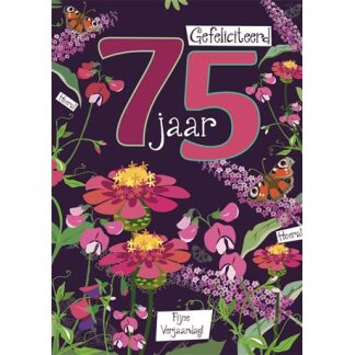 (057) Age Matters wenskaart leeftijd 75 Jaar