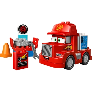 Mack bij de race