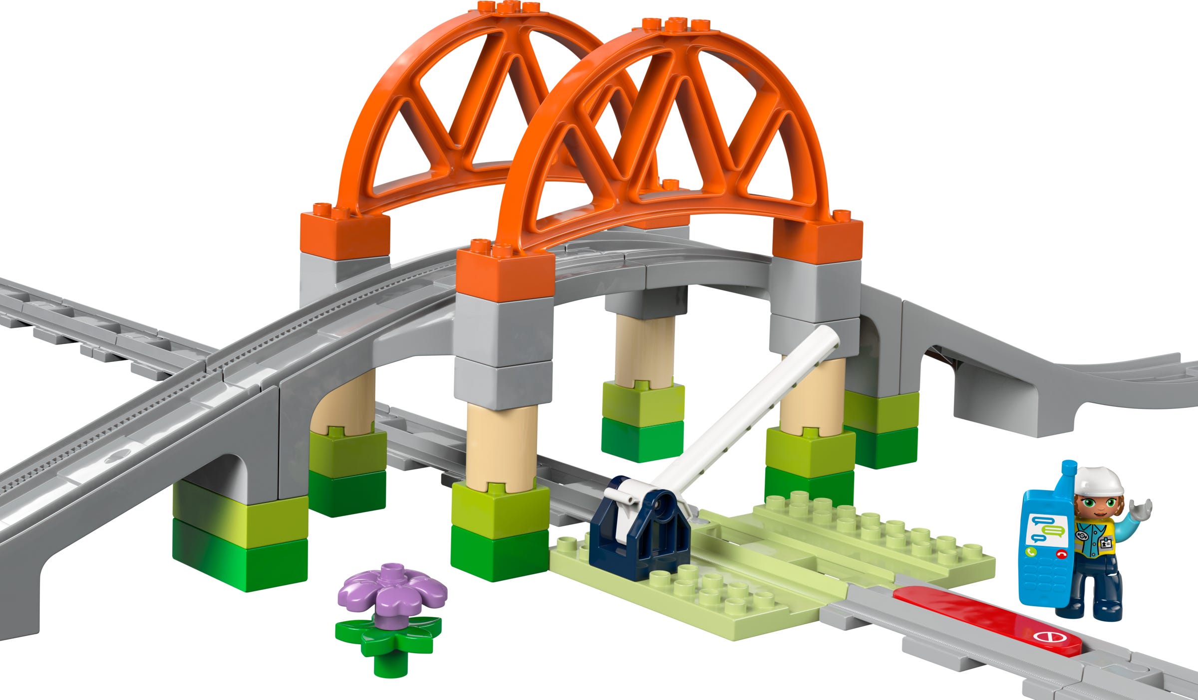 Treinbrug en rails uitbreidingsset