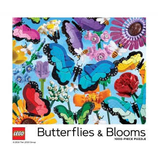 Vlinders en bloemen puzzel 1000 stukjes