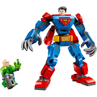 Superman mecha vs. Lex Luthor