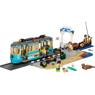 Klassieke strandtram