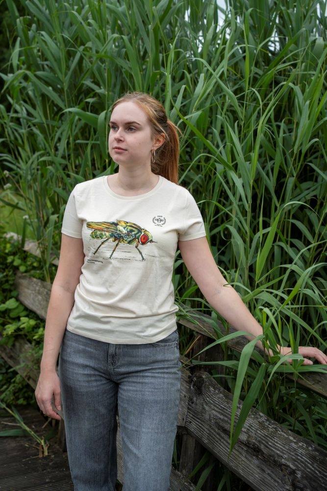 De grote rietsigaargalvlieg Dames T-shirt Natural