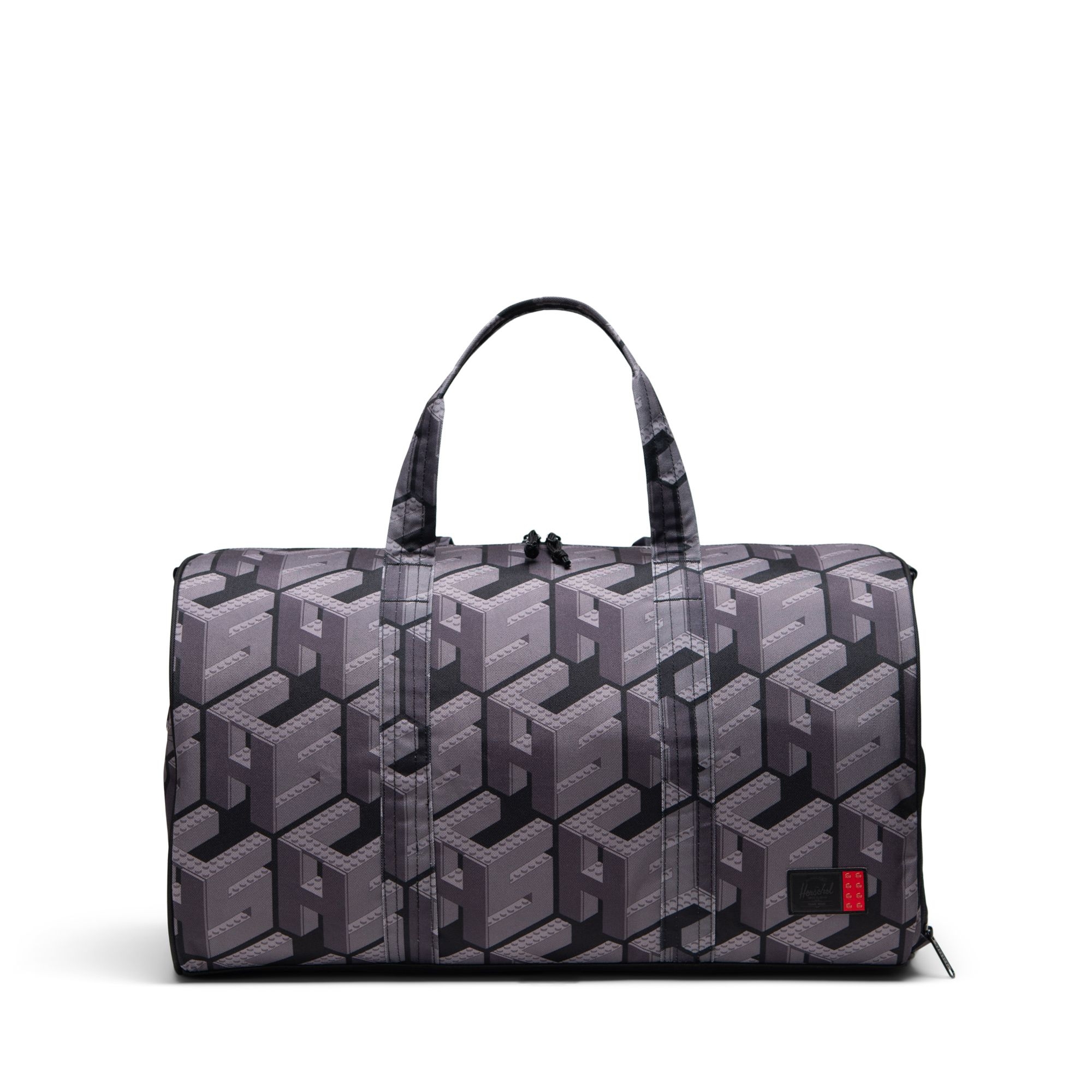 Herschel Novel weekendtas - monogram - zwart
